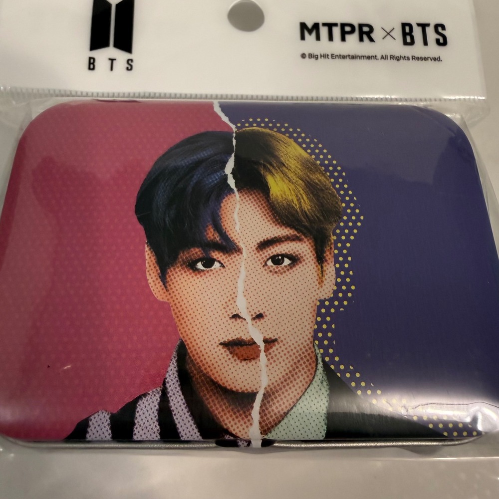 MTPR x BTS KPOP Contact Lens Case Tin Set with Photocards Korean Official - Picture 2 of 8